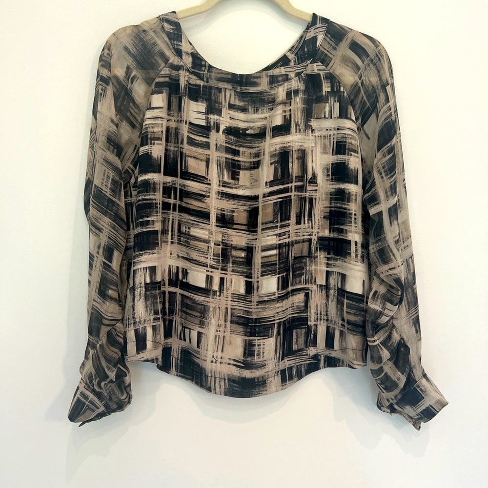 MM Couture by Miss Me Long Sleeve Open Back Shirt